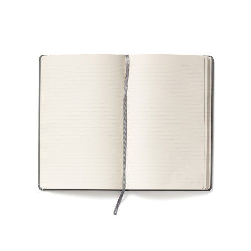 Купить Записная книжка Moleskine Classic (в линейку) в твердой обложке, Large (13х21см), серый с нанесением логотипа