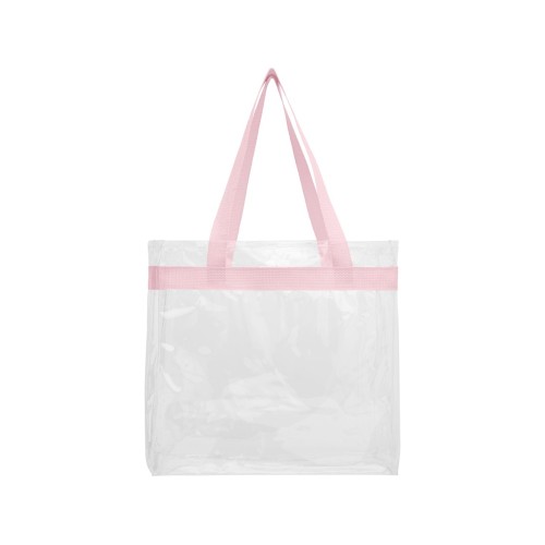 Купить Сумка Hampton, прозрачный/light pink с нанесением логотипа