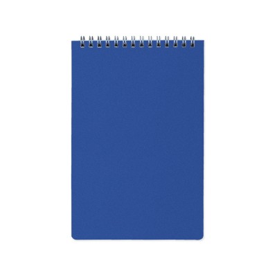 Купить Блокнот А5 на гребне Pragmatic 60 листов в линейку, синий с нанесением логотипа