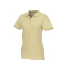 Женское поло Helios с коротким рукавом, светло-серый