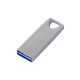Купить USB 3.0-флешка на 128 Гб с мини чипом, компактный дизайн, стильное отверстие для цепочки с нанесением логотипа