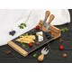 Купить Набор для сыра из сланцевой доски и ножей Bamboo collection Taleggio (Р) с нанесением логотипа