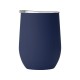 Купить Термокружка Vacuum mug C1, soft touch, 370мл, темно-синий с нанесением логотипа