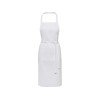 Купить Shara 240 г/м2 Aware™ фартук из переработанного материала - Белый с нанесением логотипа