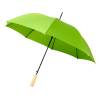 Купить 23-дюймовый автоматический зонт Alina из переработанного ПЭТ-пластика, лайм с нанесением логотипа