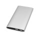 Купить Портативное зарядное устройство Джет с 2-мя USB-портами, 8000 mAh, серебристый с нанесением логотипа