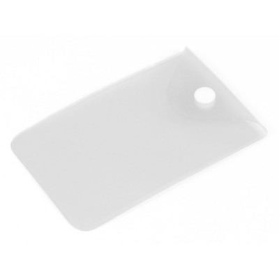 Купить Прозрачный кармашек PVC, белый цвет с нанесением логотипа