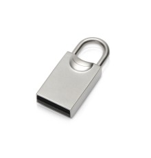 USB-флешка 2.0 на 16 Гб Lock, серебристый