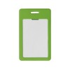 Купить Вертикальный карман из экокожи для карты Favor, зеленое яблоко с нанесением логотипа