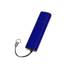 Флеш-карта USB 2.0 16 Gb металлическая с колпачком Borgir, темно-синий