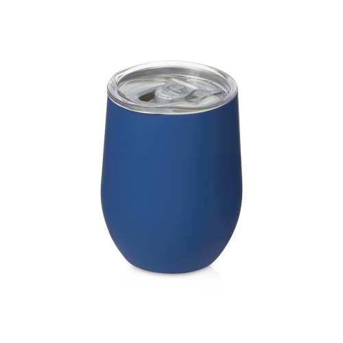 Купить Термокружка Vacuum mug C1, soft touch, 370мл, синий (Р) с нанесением логотипа