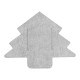 Купить Новогодняя бирка для пледов Елочка, серебристый с нанесением логотипа