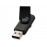 Флеш-карта Rotate Metallic USB 2.0 на 4 Gb, черный