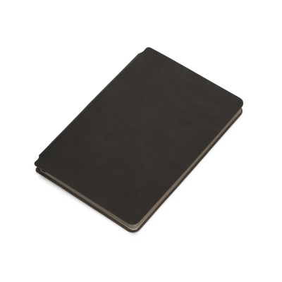 Купить Блокнот Notepeno 130x205 мм с тонированными линованными страницами, серый с нанесением