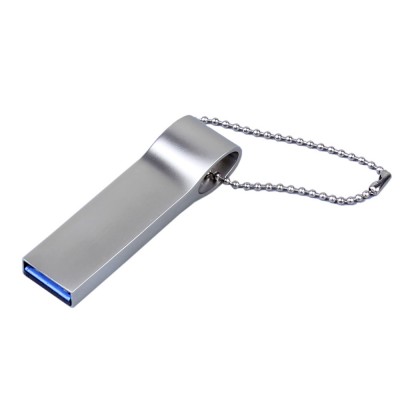 USB 2.0-флешка на 128 Гб с мини чипом, компактный дизайн, боковое отверстие для цепочки