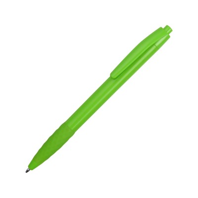 Купить Ручка пластиковая шариковая Diamond, зеленое яблоко с нанесением