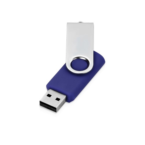 Купить Флеш-карта USB 2.0 32 Gb Квебек, синий с нанесением логотипа