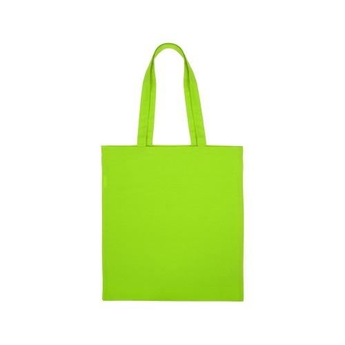 Купить Сумка для шопинга Carryme 140 хлопковая, 140 г/м2, зеленое яблоко с нанесением логотипа