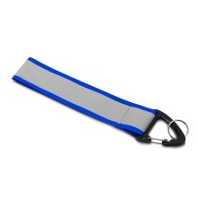 Светоотражающий брелок Reflector, серебристый/синий