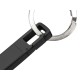 Купить USB 2.0- флешка на 32 Гб c подсветкой логотипа Hook LED, темно-серый, синяя подсветка с нанесением логотипа