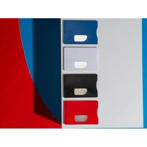 Купить Защитный RFID чехол для кредитной карты Arnox, черный с нанесением логотипа
