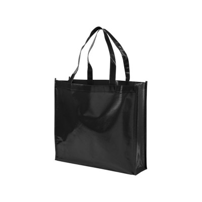 Купить Блестящая ламинированная нетканая сумка-тоут для покупок с нанесением логотипа