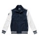 Купить Толстовка Varsity, темно-синий/натуральный белый с нанесением логотипа