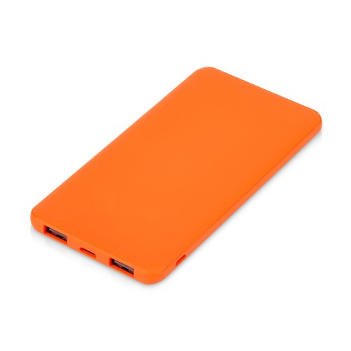 Купить Подарочный набор c блокнотом С3, ручкой и повербанком 5000 mAh, оранжевый с нанесением логотипа