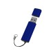 Купить Флеш-карта USB 2.0 16 Gb металлическая с колпачком Borgir, темно-синий с нанесением логотипа
