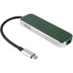 Купить Хаб USB Rombica Type-C Chronos Green с нанесением логотипа