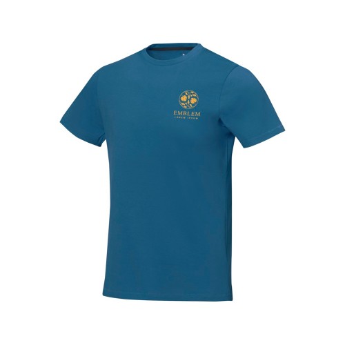 Купить Nanaimo мужская футболка с коротким рукавом, tech blue с нанесением логотипа