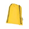 Купить Рюкзак со шнурком Oriole из переработанного ПЭТ, желтый с нанесением логотипа