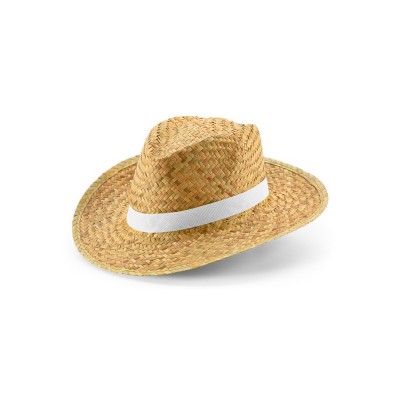 JEAN POLI Шляпа из натуральной соломы, белый