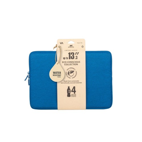 Купить RIVACASE 7703 azure blue ECO чехол для ноутбука 13.3-14 / 12 с нанесением логотипа