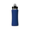 Купить Бутылка для воды Bottle C1, сталь, soft touch, 600 мл, темно-синий (Р) с нанесением логотипа