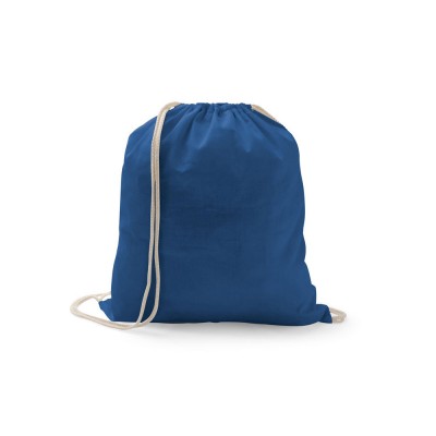 Купить ILFORD. Сумка в формате рюкзака из 100% хлопка, Королевский синий с нанесением логотипа
