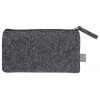 Купить Пенал из RPET-фетра Felt, серый с нанесением логотипа