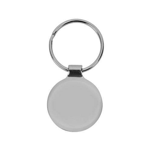 Купить Брелок Circle, серебристый (Р) с нанесением логотипа