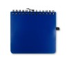 Купить Блокнот А6 Журналист с ручкой, синий с нанесением логотипа