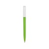 Купить Ручка пластиковая шариковая Миллениум Color BRL, зеленое яблоко/белый с нанесением логотипа
