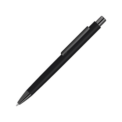 Купить Металлическая шариковая ручка soft touch Ellipse gum, черный с нанесением