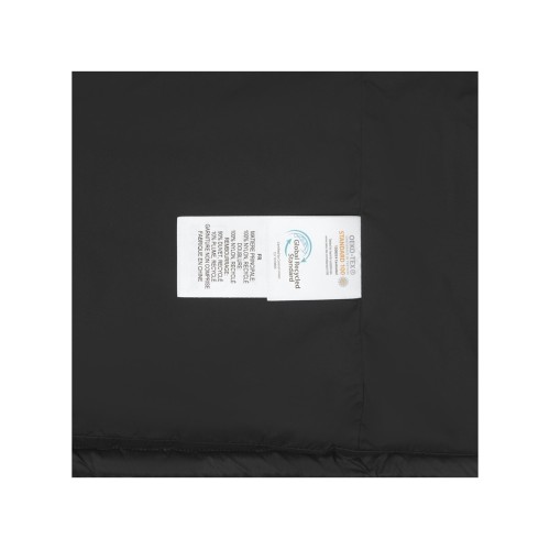 Купить Женская утепленная куртка Petalite из материалов, переработанных по стандарту GRS - сплошной черный с нанесением логотипа
