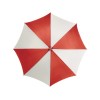 Купить Зонт Karl 30 механический, красный/белый с нанесением логотипа