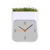 Купить Часы настольные Grass, белый/зеленый с нанесением логотипа