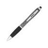 Купить Крапчатая шариковая ручка Nash со стилусом, черный с нанесением логотипа