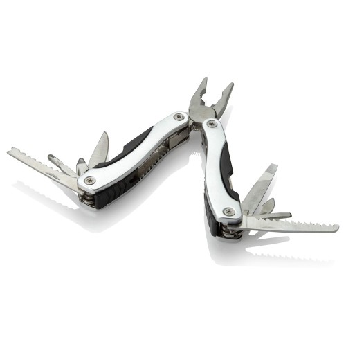 Купить Многофункциональный инструмент Casper 11 в 1 - Серебряный (10 х 4,5 х 2 см) с нанесением логотипа