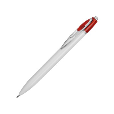 Купить Ручка шариковая Celebrity Эллингтон белая/красная с нанесением
