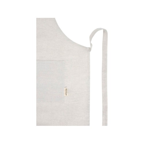 Купить Pheebs 200 g/m2 recycled cotton apron, серый яркий с нанесением логотипа