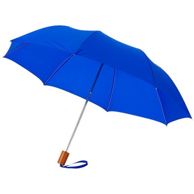 Купить Зонт Oho двухсекционный 20, ярко-синий с нанесением