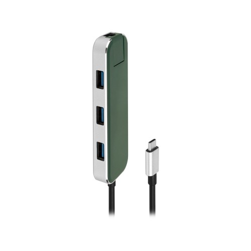Купить Хаб USB Rombica Type-C Chronos Green с нанесением логотипа